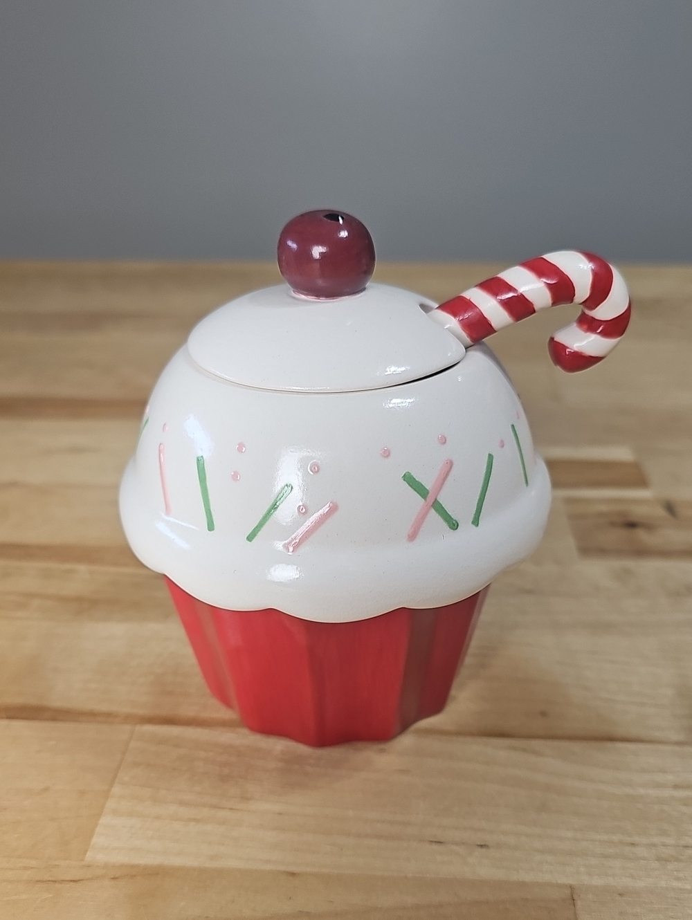 Ginger in the Kitchen Cupcake Sugar & Creamer Set Spoon